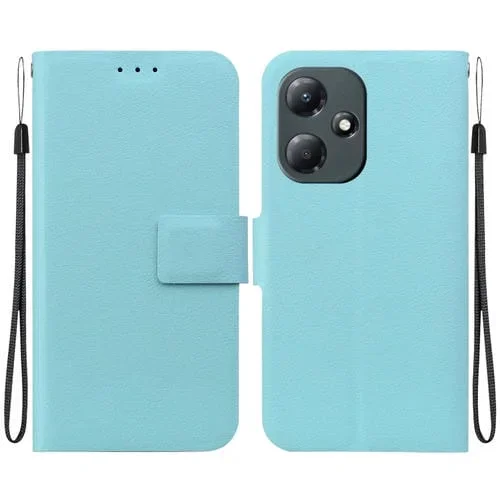 Funda de Cuero Ultrafina con Hebilla Magnética para Infinix Hot 30 Play (Verde)