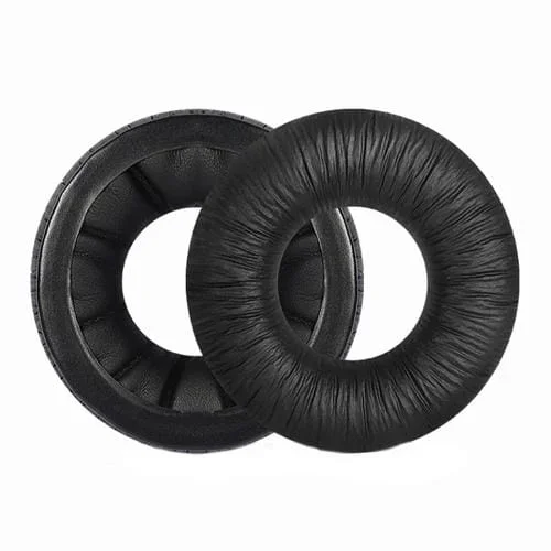 Funda de Esponja para Auriculares Sennheiser HD25-1Ii/25/25Sp/25Sp-Ii (Negro Arrugado) (1 Par)