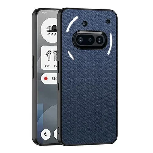 Funda de nailon y cuero GKK Skin Feel para teléfono 3a For Nothing (azul)