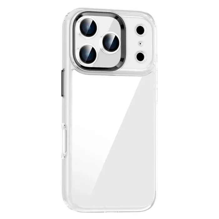Funda de PC transparente antihuellas para iPhone 17 Pro (transparente)
