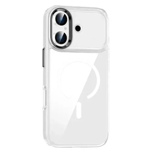 Funda de PC transparente MagSafe antihuellas para iPhone 17 (transparente)