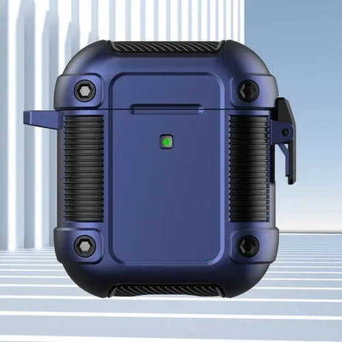 Funda de Protección para Airpods 2 Tank TPU+PC Azul