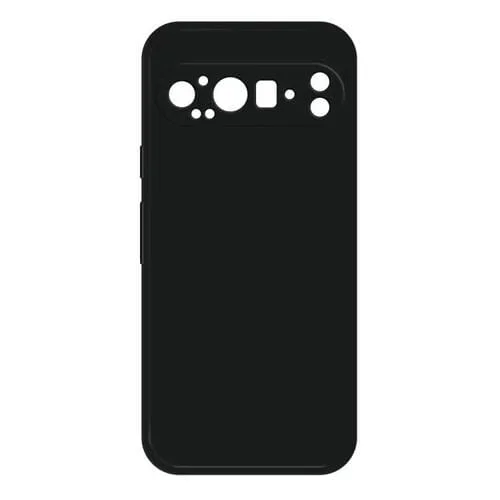 Funda de Silicona Líquida Imitación para Google Pixel 9 Pro (Negra)