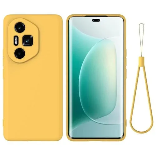 Funda de Silicona Líquida para Honor 300 Ultra / 300 Pro a Prueba de Golpes (Amarillo)
