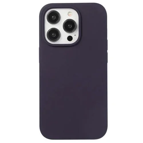 Funda de Silicona Líquida para iPhone 12 Pro Max (Morado Baya)