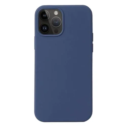 Funda de Silicona Líquida para iPhone 15 Pro Max (Azul)