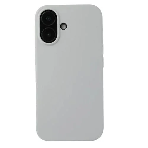 Funda de Silicona Líquida para iPhone 16 Plus (Gris Azulado)