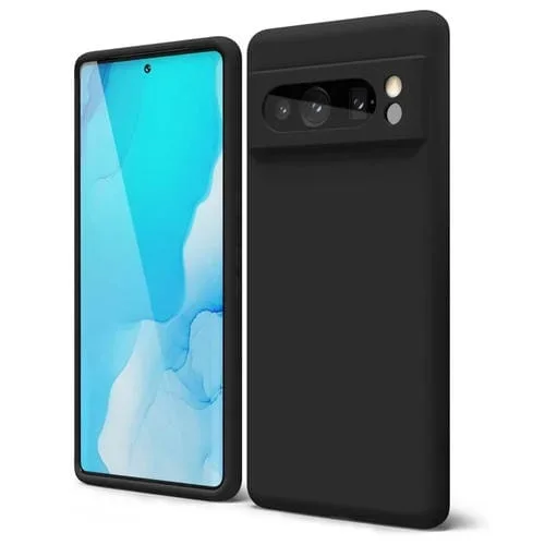 Funda de Silicona Líquida Ultrafina para Google Pixel 8 Pro (Negro)