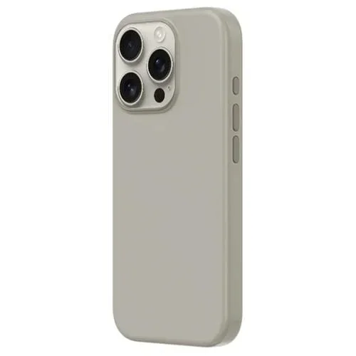 Funda de Silicona Líquida Zga Magsafe para iPhone 16 Pro Max (Gris)