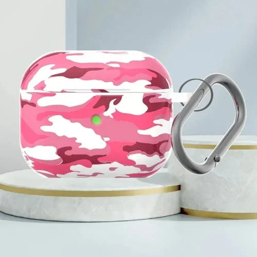 Funda de Silicona Mestivo Serie M Case Protección Auriculares Inalámbricos Camuflaje para AirPods 3 (M-8)