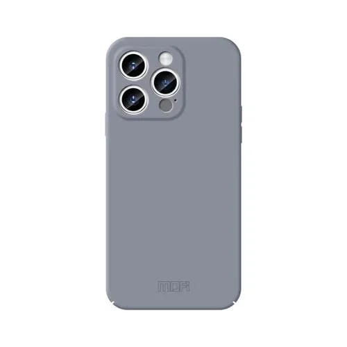 Funda de Silicona Mofi Qin Series para iPhone 15 Pro con Todo Incluido (Gris)
