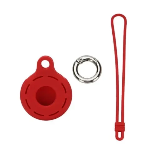 Funda de Silicona para AirTag Tracking Anti-Lost Locator (Rojo)