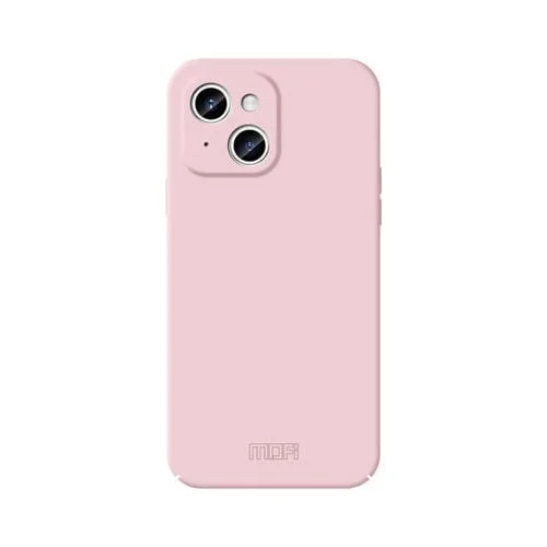 Funda de Silicona para iPhone 15 Plus Mofi Qin Series Skin Feel con Todo Incluido (Rosa)