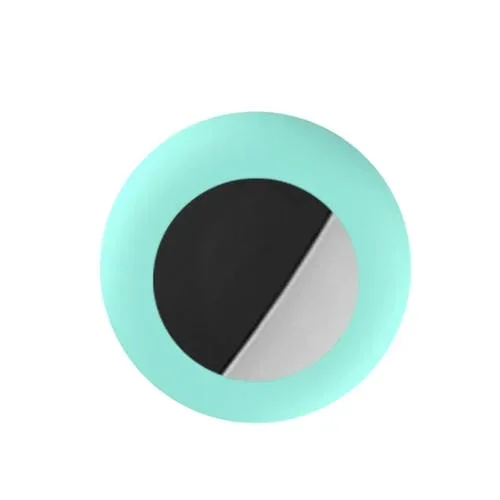Funda de Silicona Pet Locator Tracker para AirTag Tamaño S (Verde Menta)