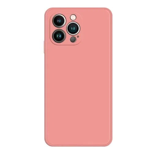 Funda de teléfono para iPhone 15 Pro Max silicona líquida imitación (Oro)