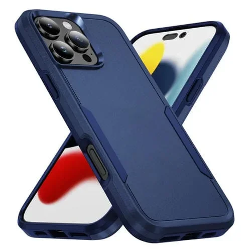 Funda de Teléfono Pioneer Armor para iPhone 16 Pro Max Resistente PC y TPU (Azul)