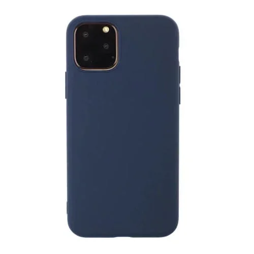 Funda de teléfono TPU Esmerilado para iPhone 13 Mini (Azul Oscuro)