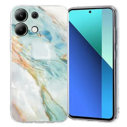 Funda de TPU con Patrón de Pintura Colorida para Redmi Note 13 4G (Mármol)