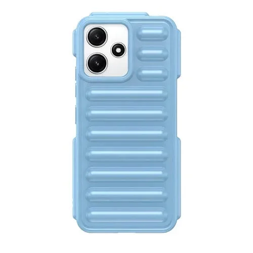Funda de TPU de Color Caramelo para Redmi 12 4G Capsule Series (Azul)