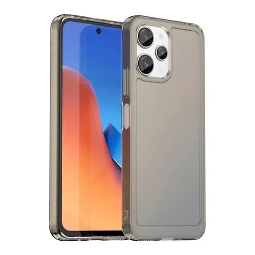 Funda de TPU para Redmi Note 12R Candy Series (Gris Transparente)