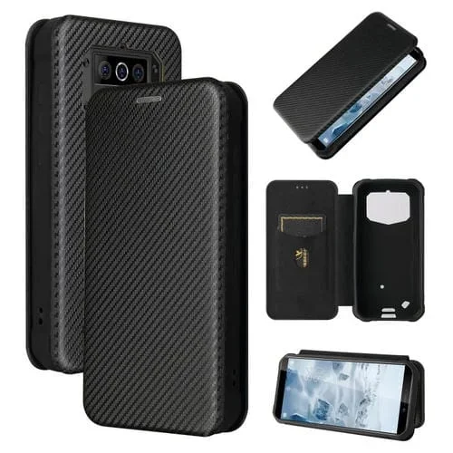 Funda Flip Horizontal Magnética para Oukitel Wp5 / Wp5 Pro TPU + PC Cuero PU con Ranura (Negro)