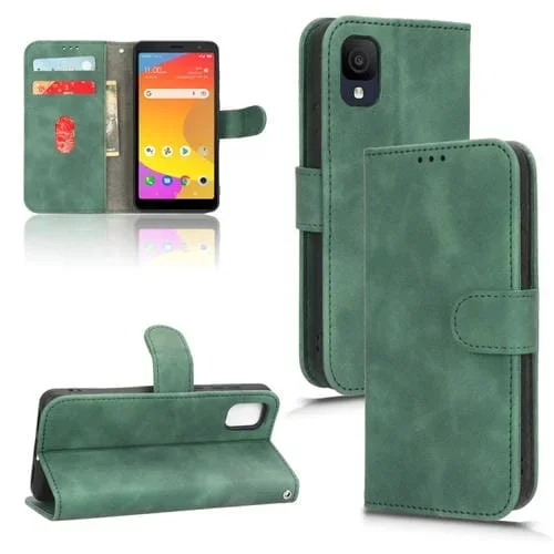 Funda Flip Leather Magnética para TCL Ion Z Skin Feel (Verde)