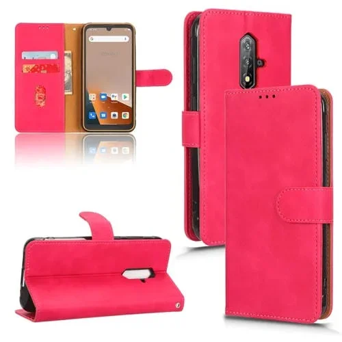 Funda Flip Leather para BlackView Bv5200 con cierre magnético (Rose Red)