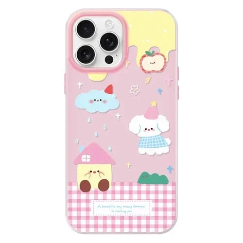 Funda híbrida TPU y Policarbonato iPhone 14 Pro Max protección Rosa Clima