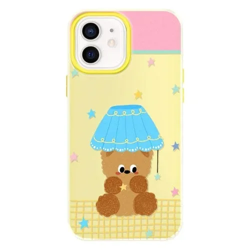 Funda híbrida TPU y Policarbonato para iPhone 11 con Tacto Sedoso (Amarillo)