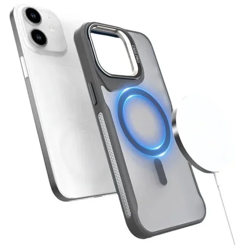 Funda Magnética Magsafe con Soporte de Metal para iPhone 11 (Gris)