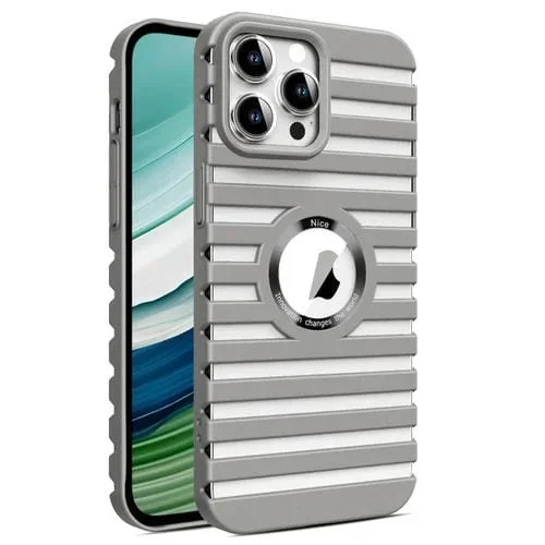 Funda Magnética para iPhone 12 Pro Max con PC Magsafe y Disipación de Calor Hueca (Gris)