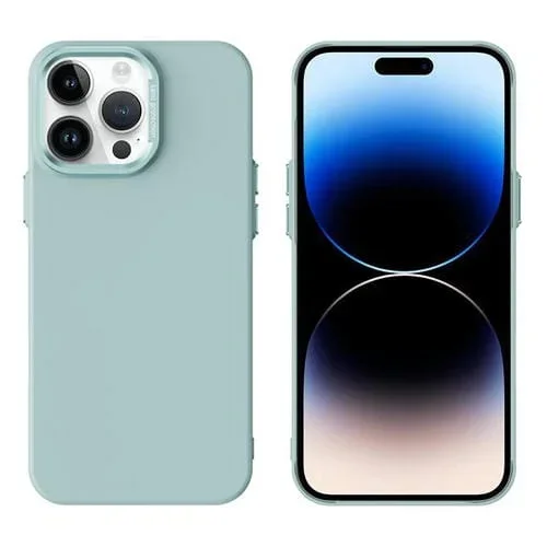 Funda Magnética para Teléfono Magsafe con Flocado para PC para iPhone 14 Pro Max (Verde)