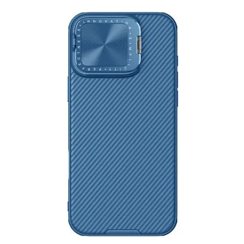 Funda Magnética para Teléfono PC Nillkin Camshield Prop Magsafe para iPhone 16 Pro Max (Azul)
