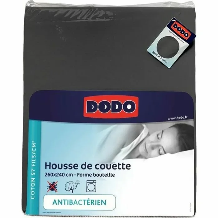 Funda nórdica dodo antracita 240 x 260 cm