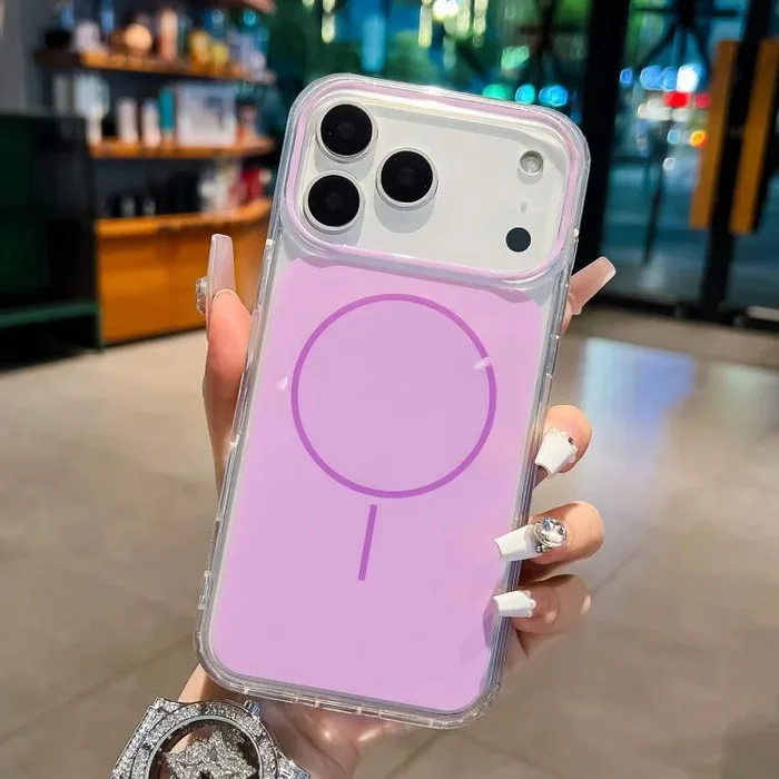 Funda oficial Color Element Magsafe para iPhone 17 Pro (morada)