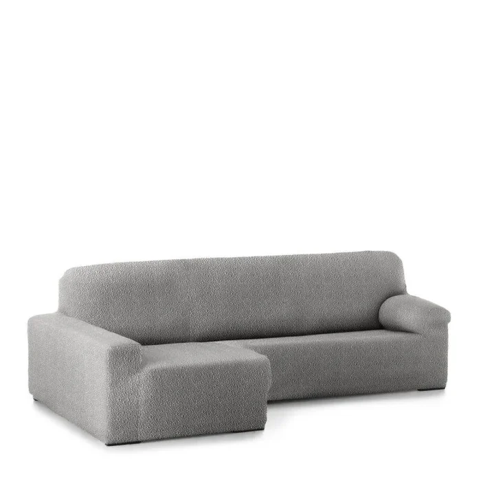 Funda para chaise longue de brazo corto izquierdo eysa roc gris claro 180 x 120 x 360 cm