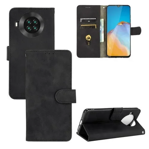 Funda para Cubot Note 20 con Hebilla Magnética, Soporte y Ranuras para Tarjetas (Negro)