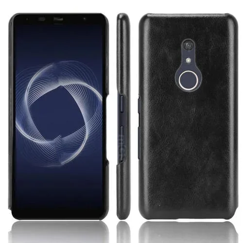 Funda para Fujitsu Be4 Plus F-41B a Prueba de Golpes Litchi Texture PC + Case (Negro)