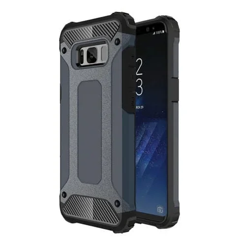 Funda para Galaxy S8+ G955 Tough Armor TPU y PC (Azul Oscuro)
