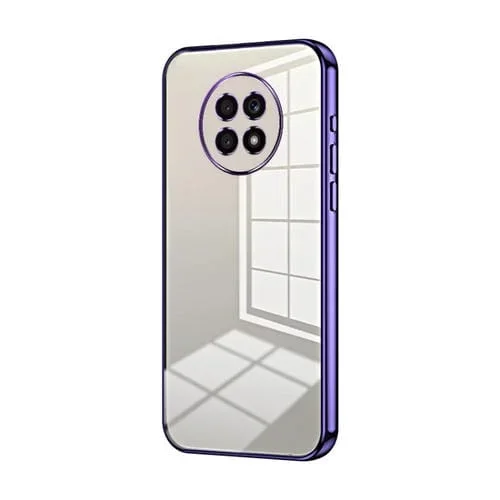 Funda para Honor X20 con Orificio Fino y Revestimiento Transparente (Púrpura)