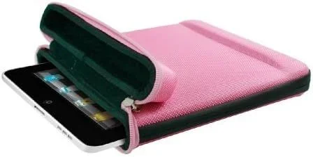 Funda para ipad ngs red i-hood interior acolchado color rosa