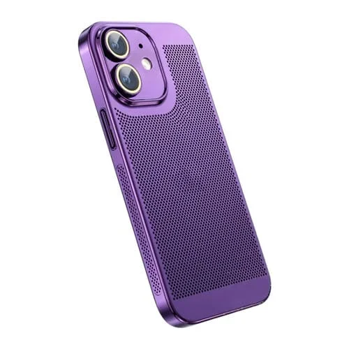Funda para iPhone 11 Ice Sense Disipación de Calor Galvanoplastia PC (Púrpura)