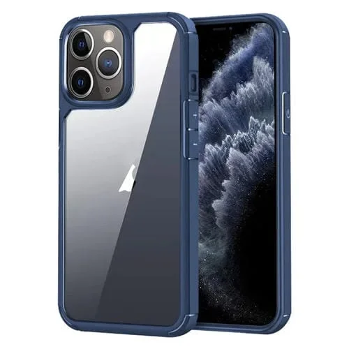 Funda para iPhone 11 Pro Acrylic + TPU Transparente a Prueba de Golpes (Azul Real)