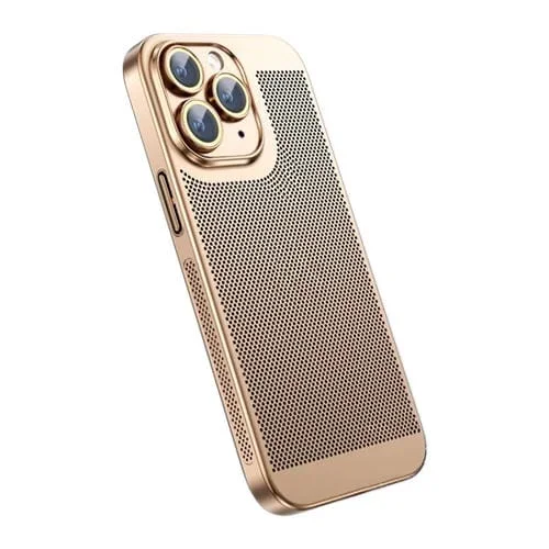 Funda para iPhone 11 Pro Ice Sense Disipación de Calor Galvanoplastia PC (Champagne Gold)