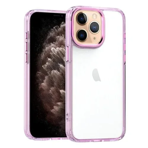 Funda para iPhone 11 Pro Max Acrílico Alta Translucidez (Rosa)