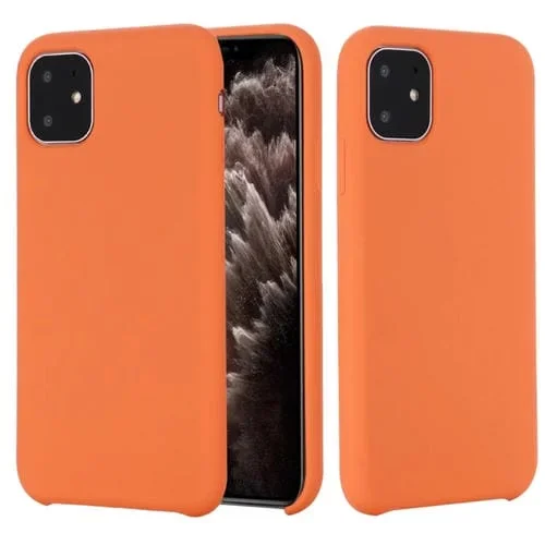 Funda para iPhone 11 Pro Max Silicona Líquida a Prueba de Golpes (Rojo Melón)