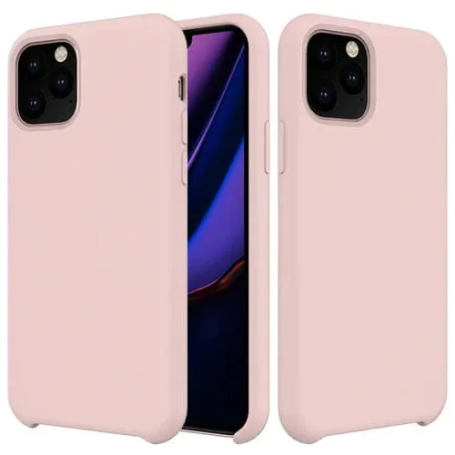 Funda para iPhone 11 Pro Silicona Líquida a Prueba de Golpes (Rosa)