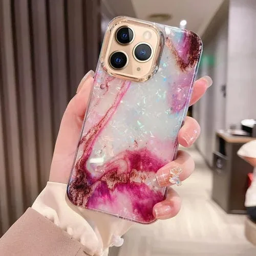Funda para iPhone 11 Pro TPU Colorful Crystal Ripple (Púrpura)