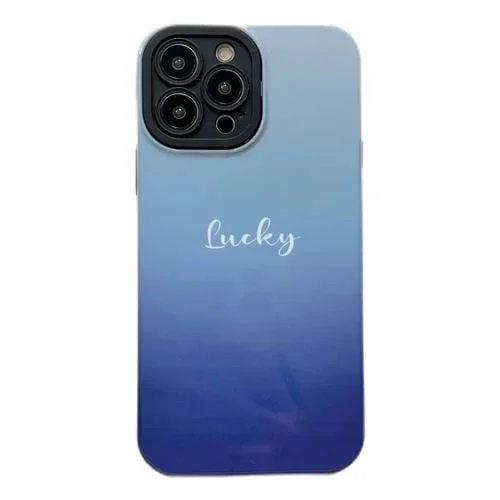 Funda para iPhone 12 Pro Max 2 en 1 PC y TPU a Prueba de Golpes (Gradiente Azul Oscuro)