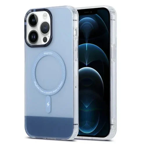Funda para iPhone 12 Pro Max PC + TPU Imd Magsafe Magnética (Gris)